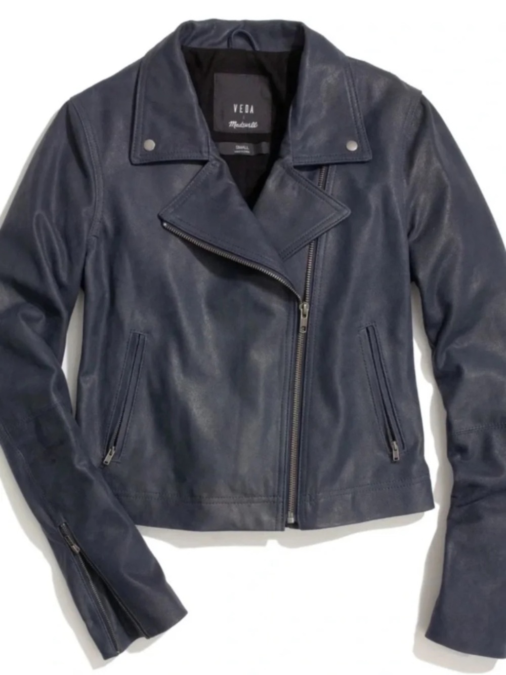 Madewell X Veda Midnight Moto Jacket